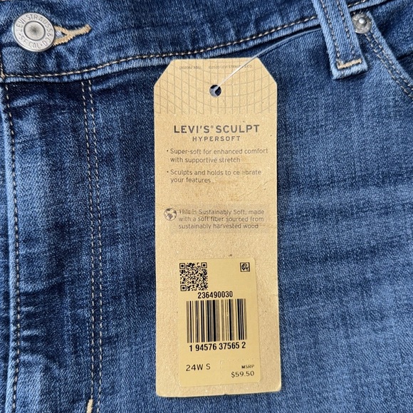 Levi's jeans Classic bootcut leg denim 24w short stretch - Picture 6 of 8